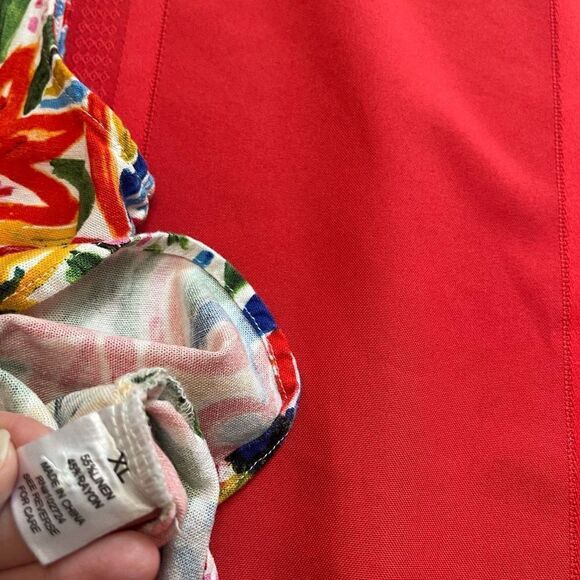 Hester & Orchard Linen Floral Tank Top Size XL - Picture 6 of 8